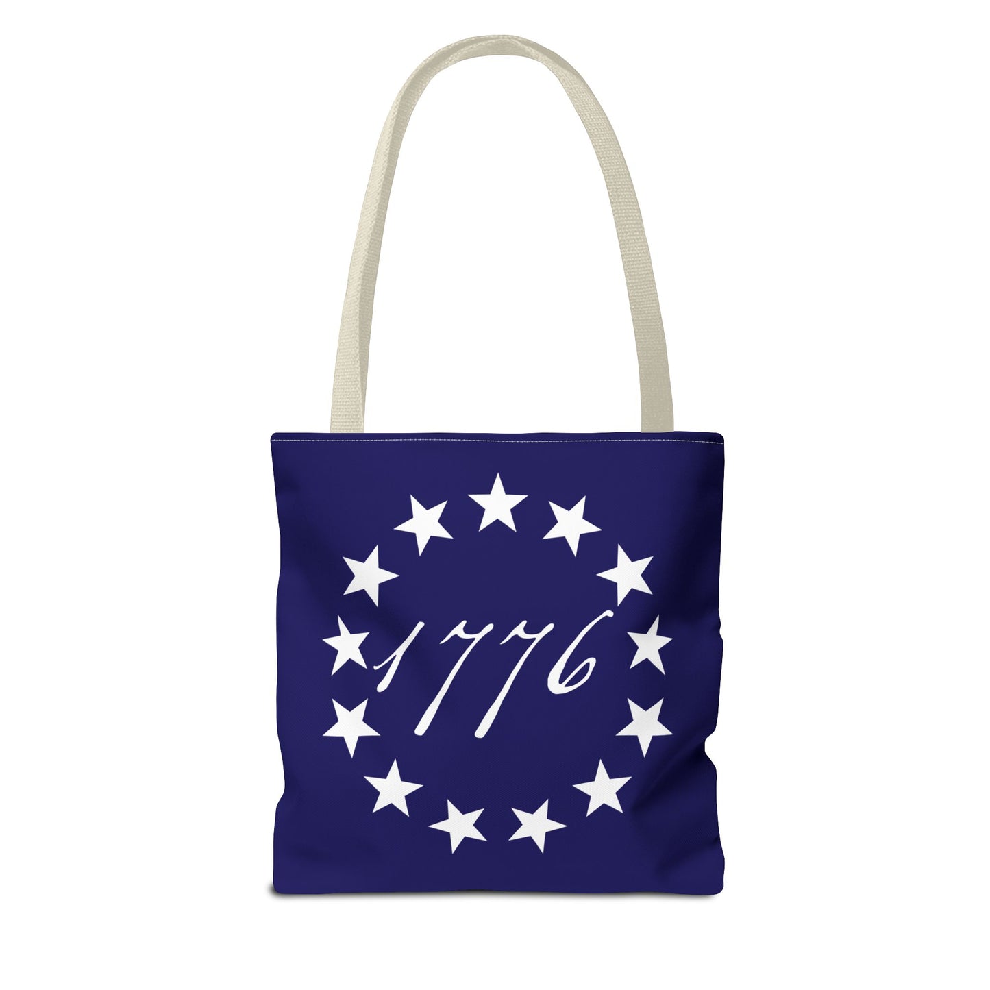 1776 Betsy Ross Flag Tote Bag — Patriotic Independence Day Grocery & Beach Tote