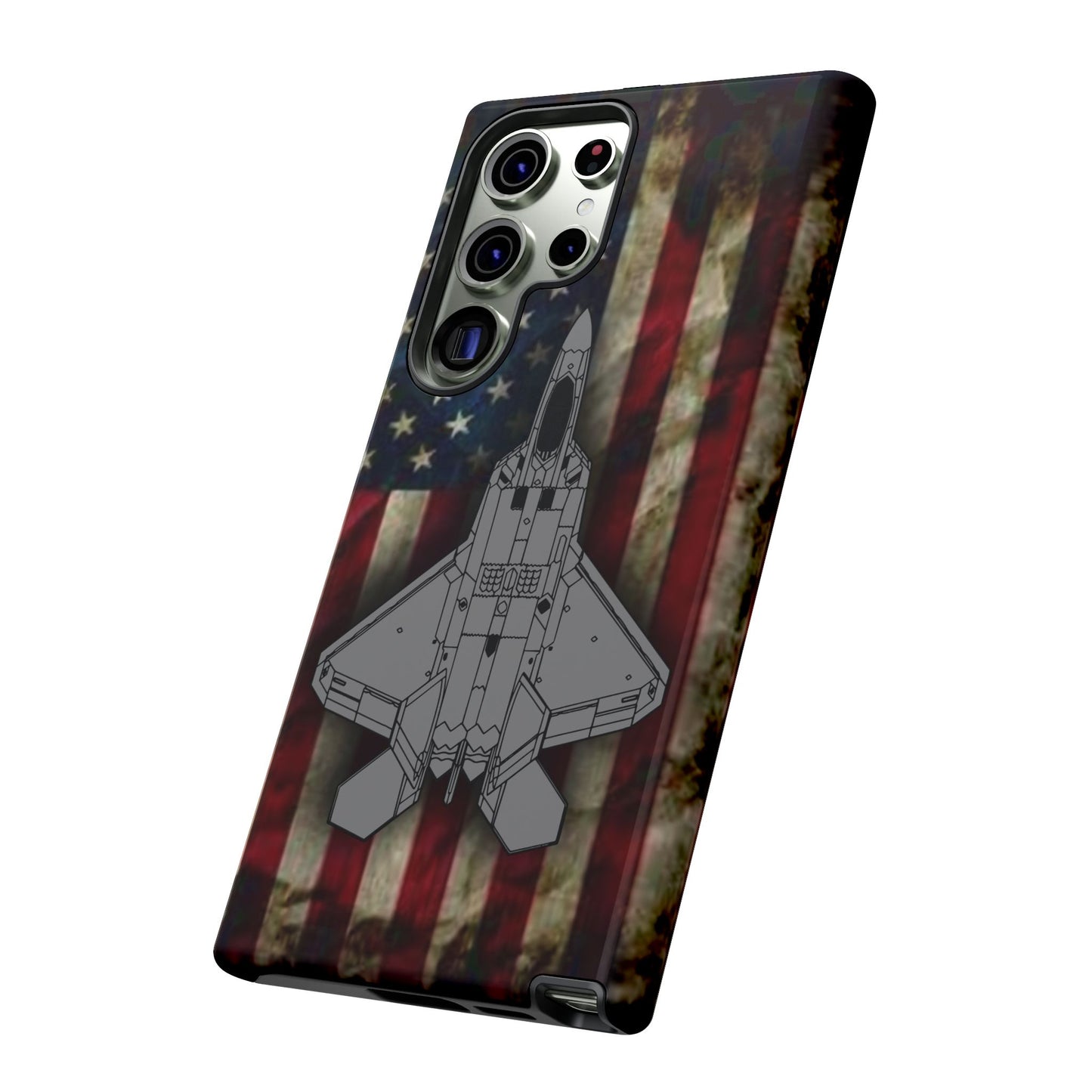 F-22 Old Glory Tough Cases for iPhone, Samsung, Google