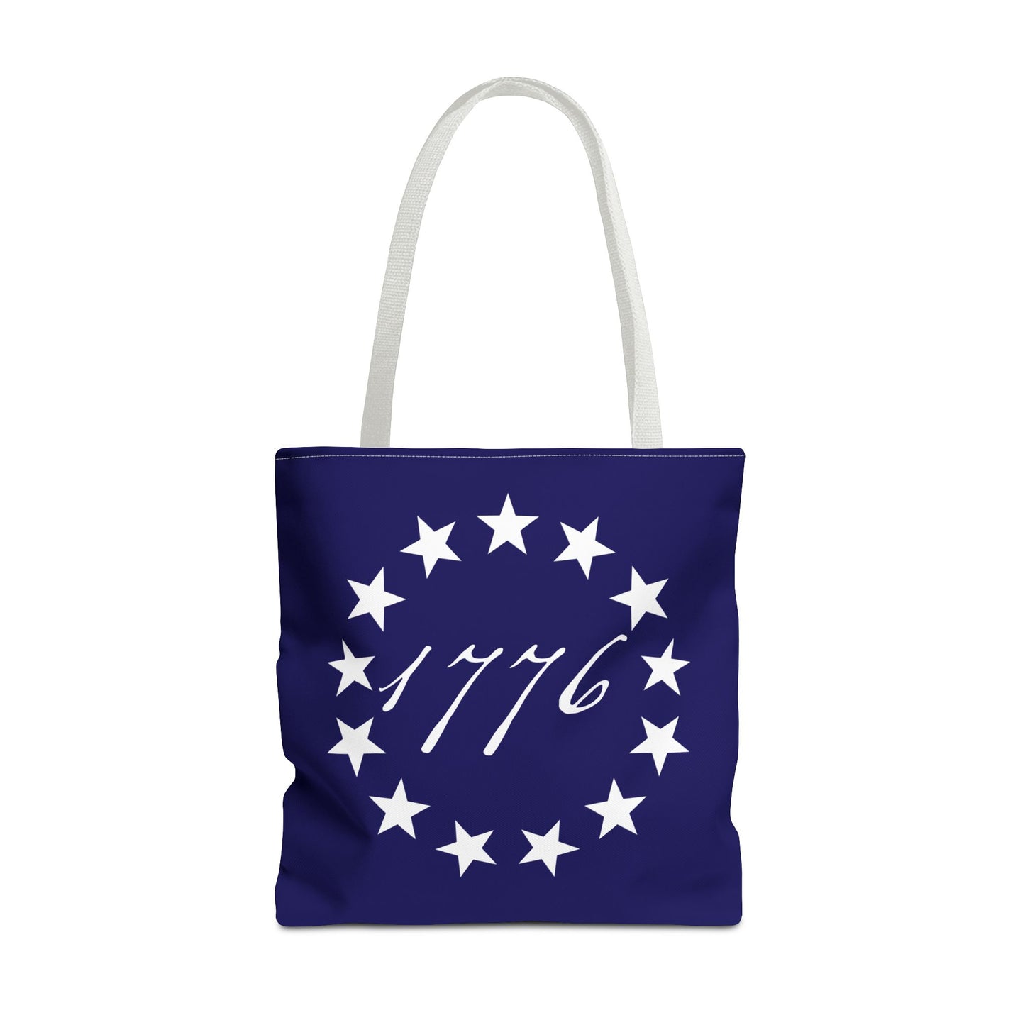 1776 Betsy Ross Flag Tote Bag — Patriotic Independence Day Grocery & Beach Tote