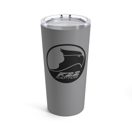 Tumbler 20oz, Gray, F-22 Raptor