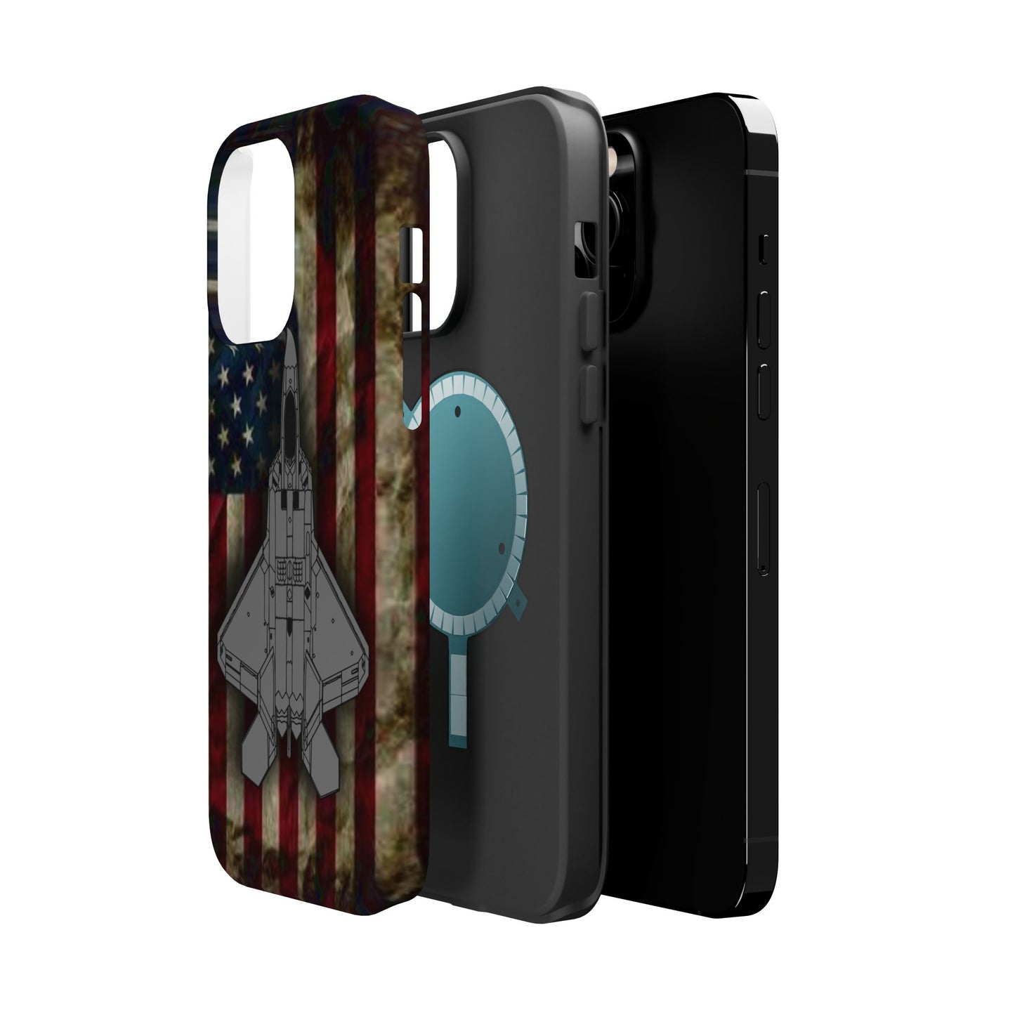 F-22 Old Glory Magnetic Tough Cases for iPhone