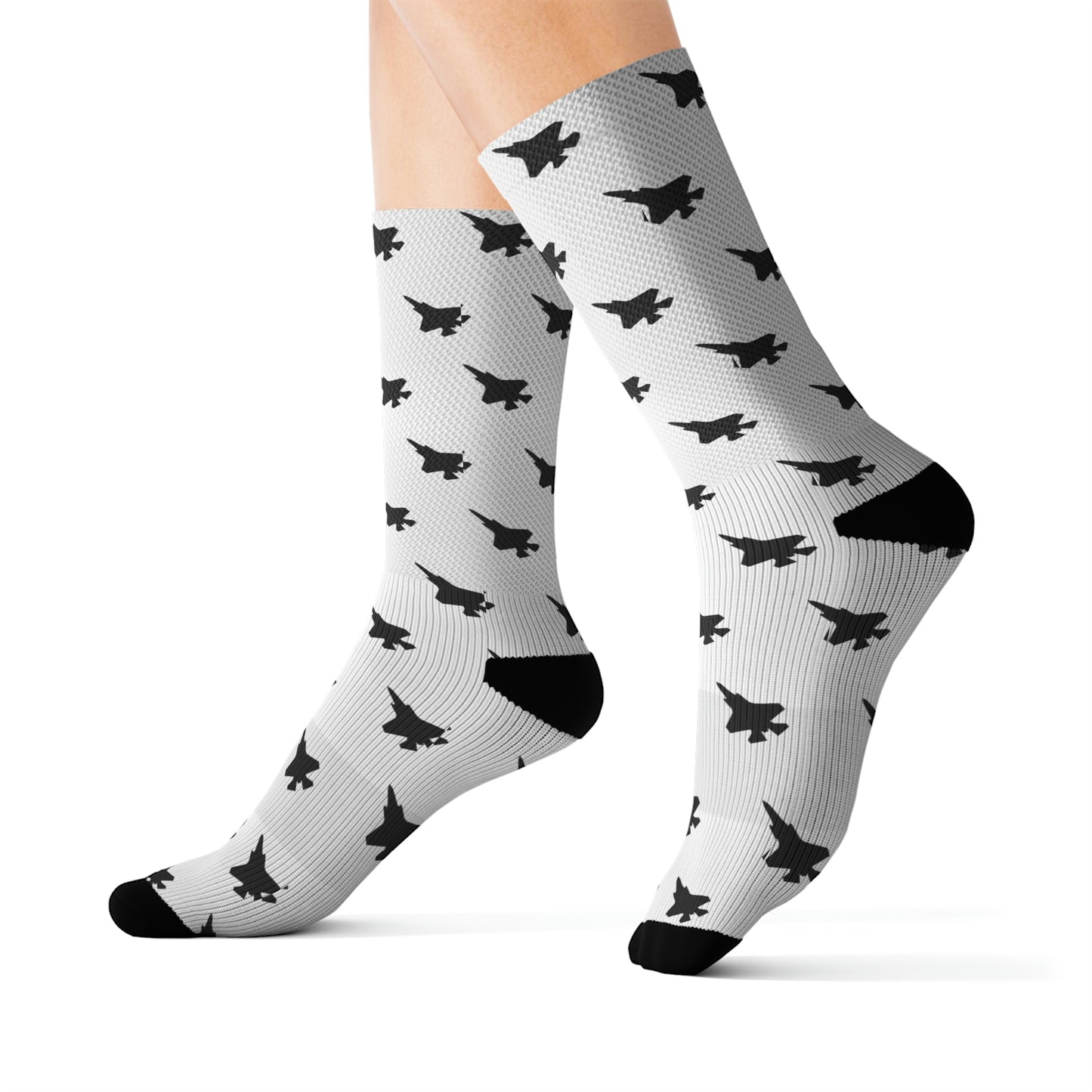 F-35 Socks, White