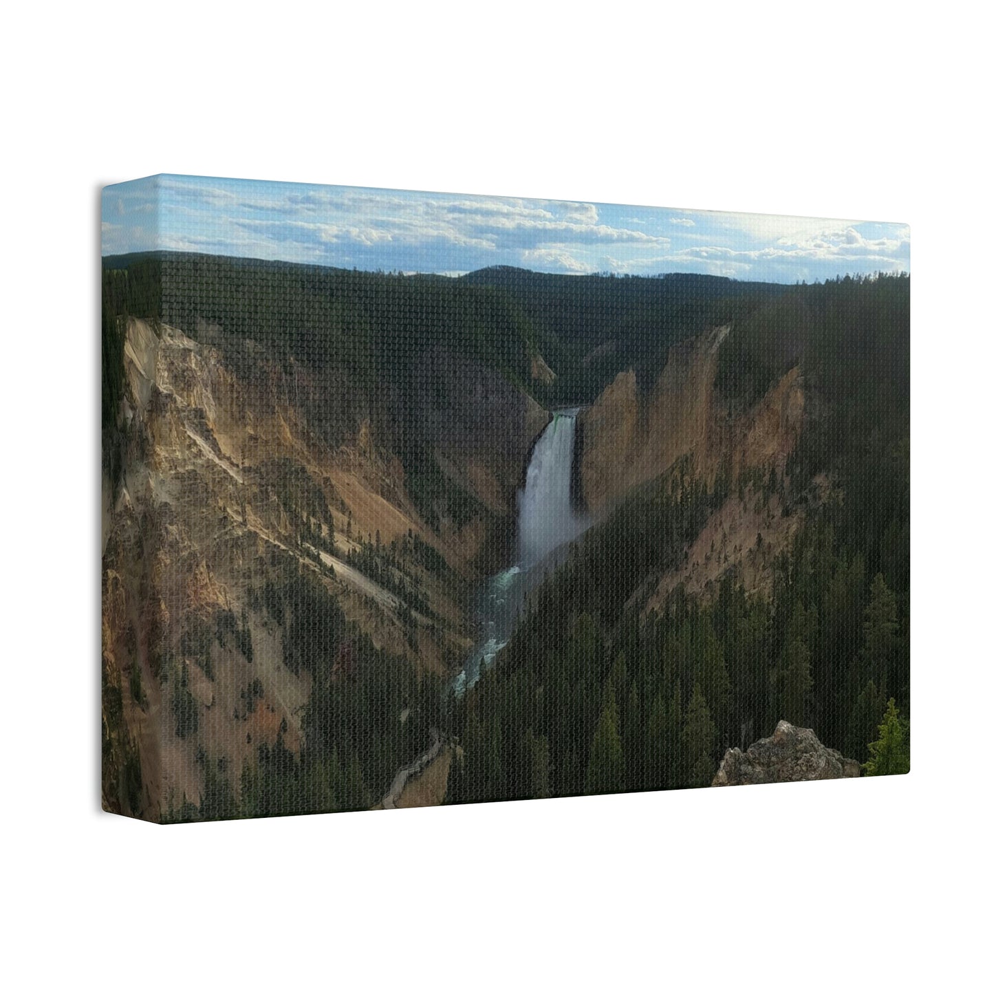 Canvas Stretched, Yellowstone Falls, WY