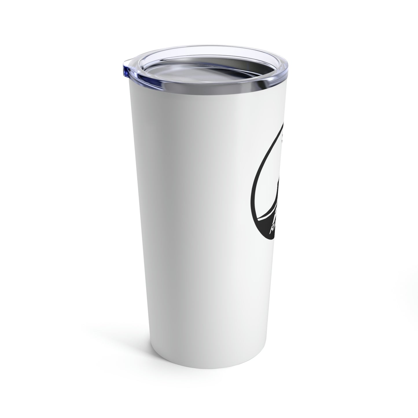 Tumbler 20oz, White, F-22 Raptor