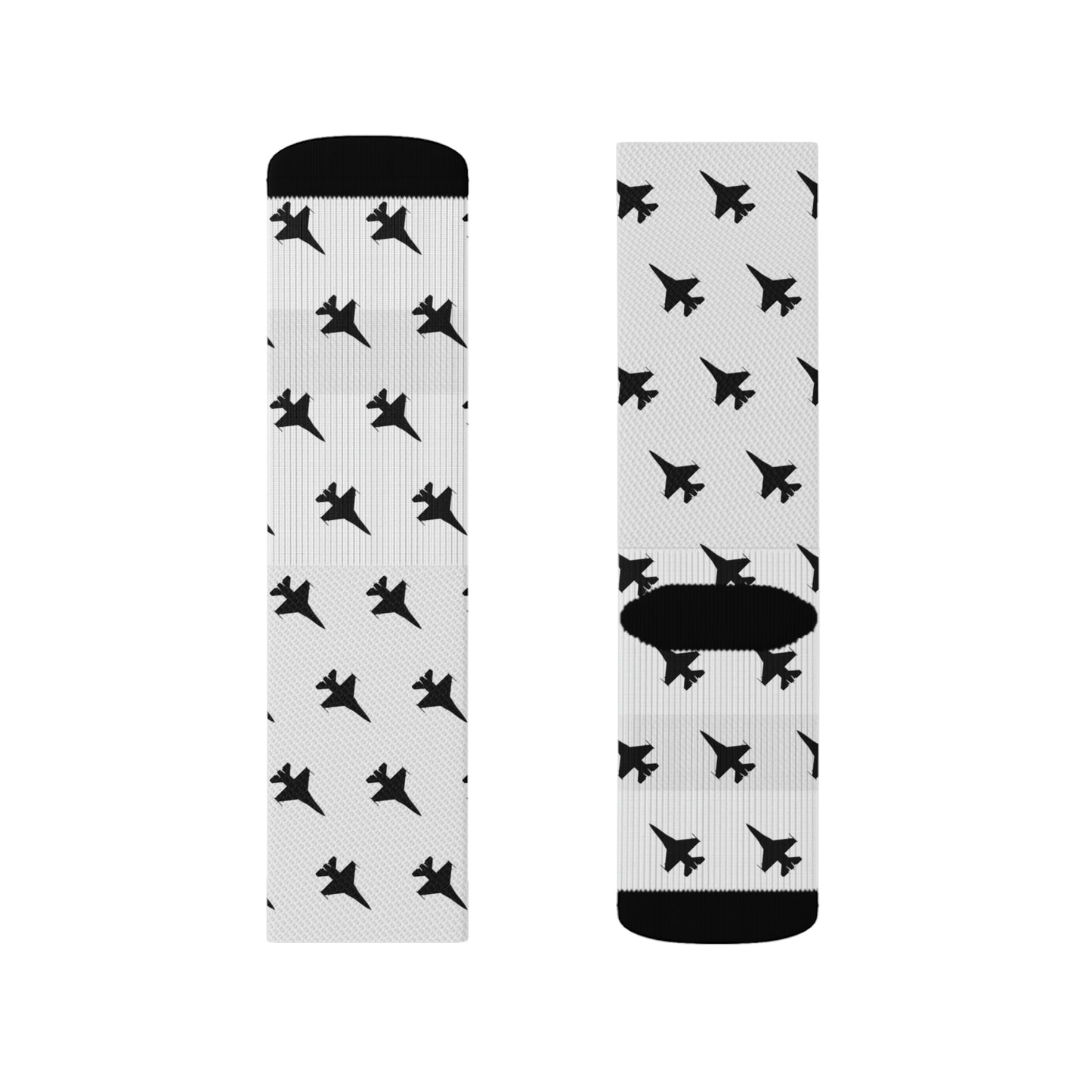 F-16 Socks, White