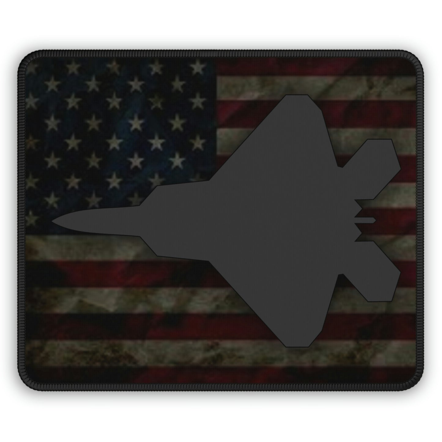 Gaming Mouse Pad, F-22 & Flag