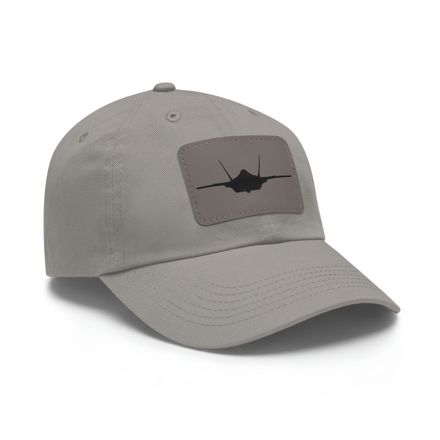 F-35A Silhouette Leather Patch Hat, Multiple Colors