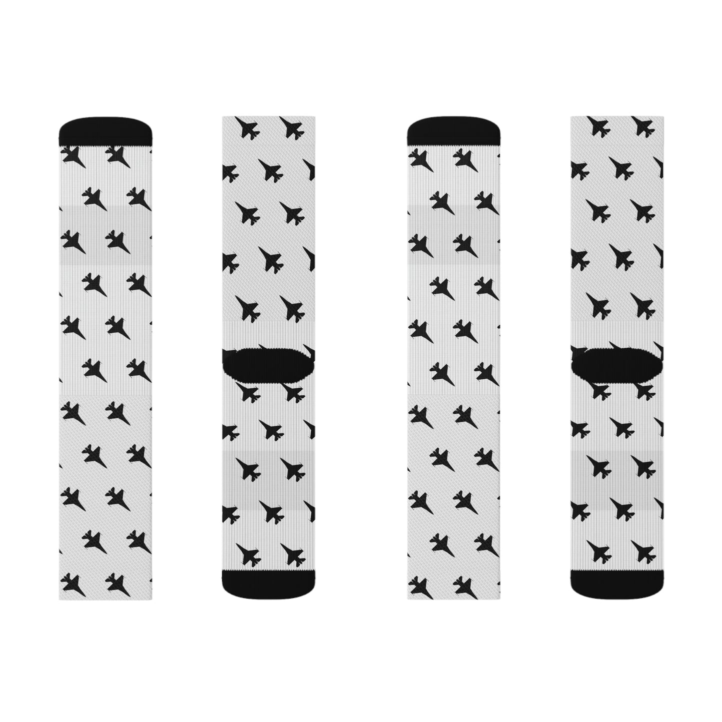 F-16 Socks, White