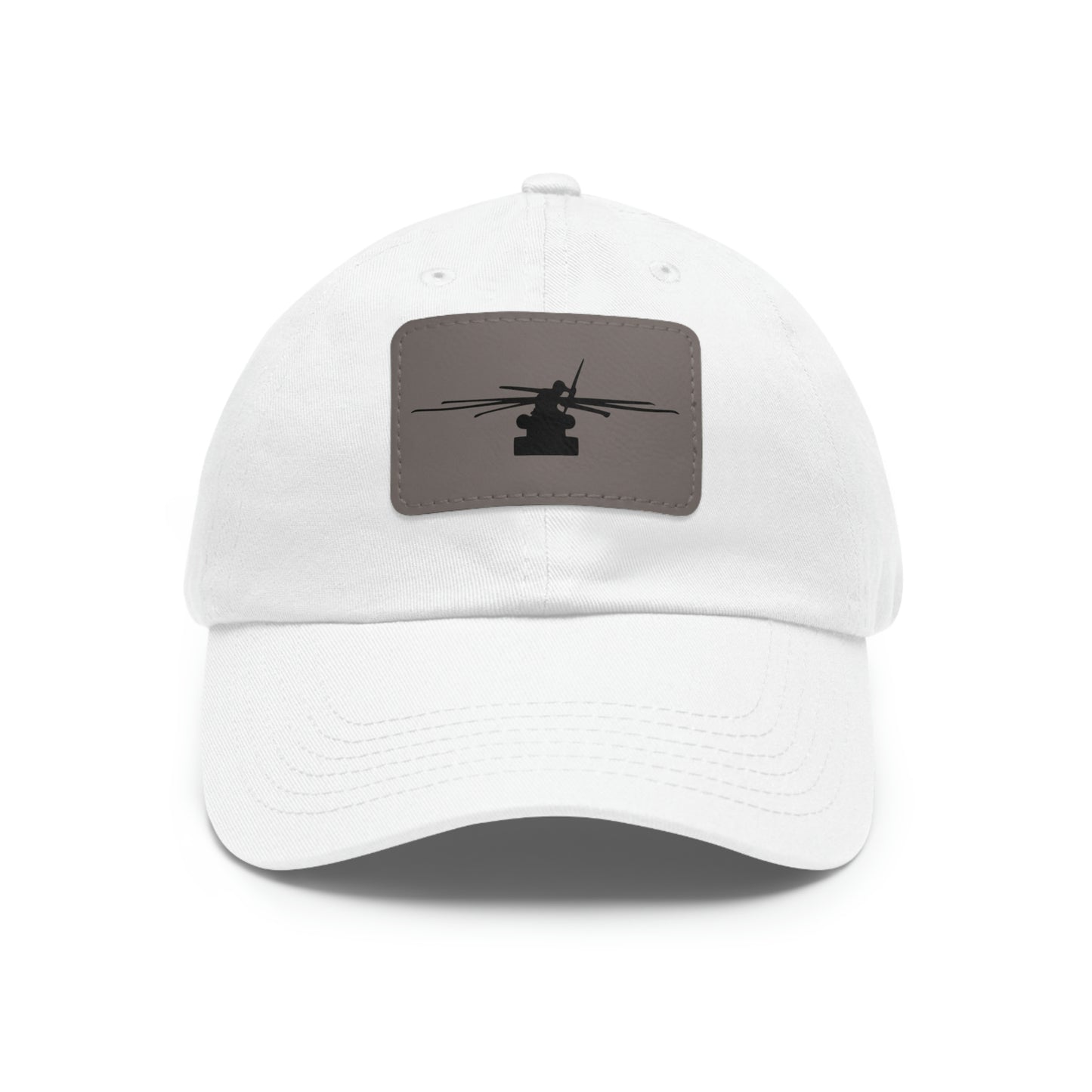 CH-53 Silhouette Leather Patch Hat, Multiple Colors