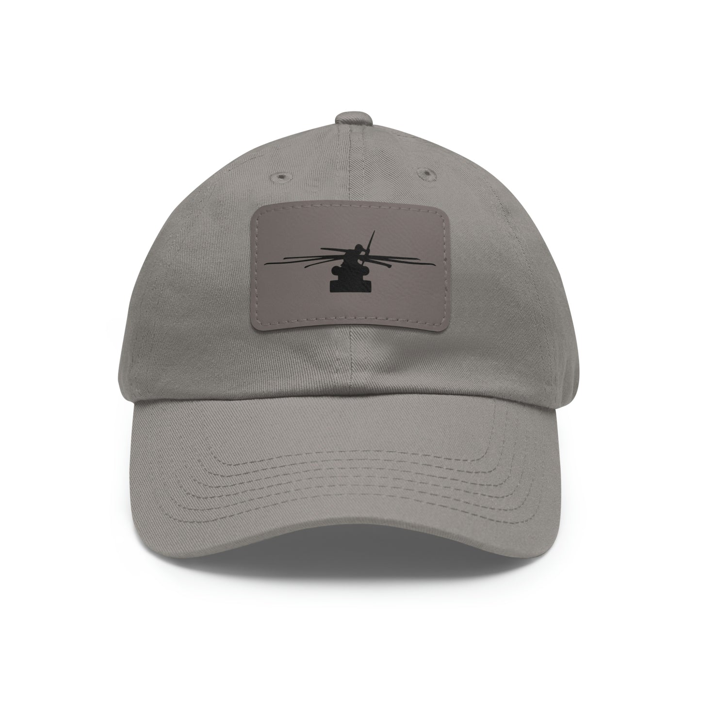 CH-53 Silhouette Leather Patch Hat, Multiple Colors