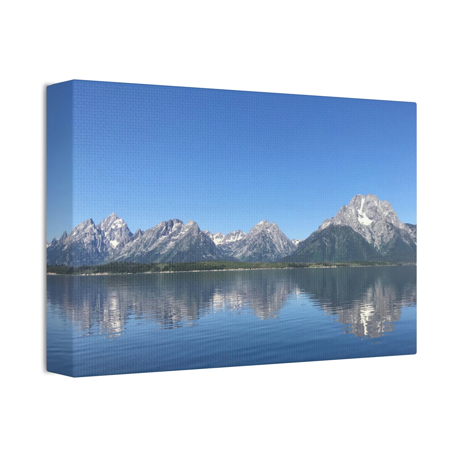 Canvas Stretched, Tetons, WY