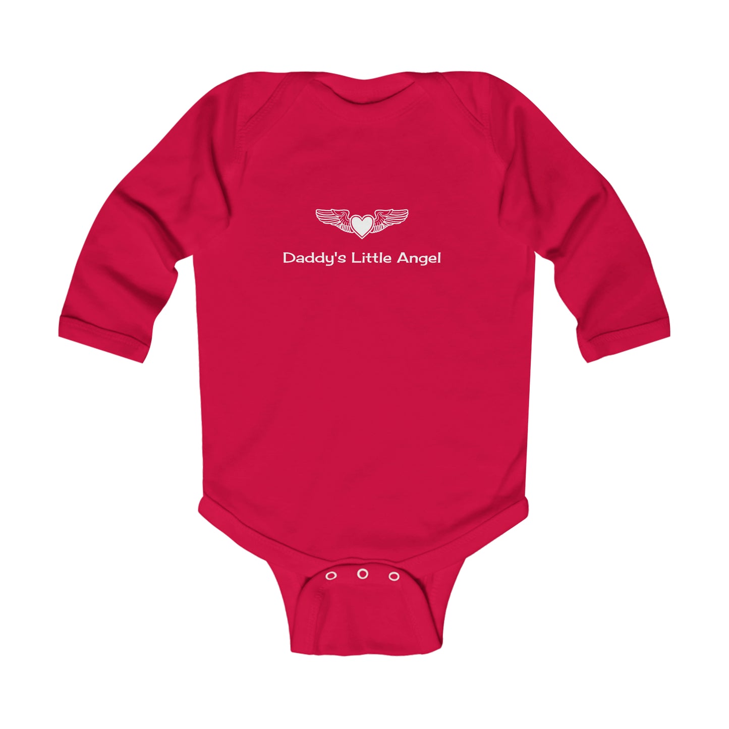 Infant Long Sleeve Bodysuit, Daddy's Little Angel