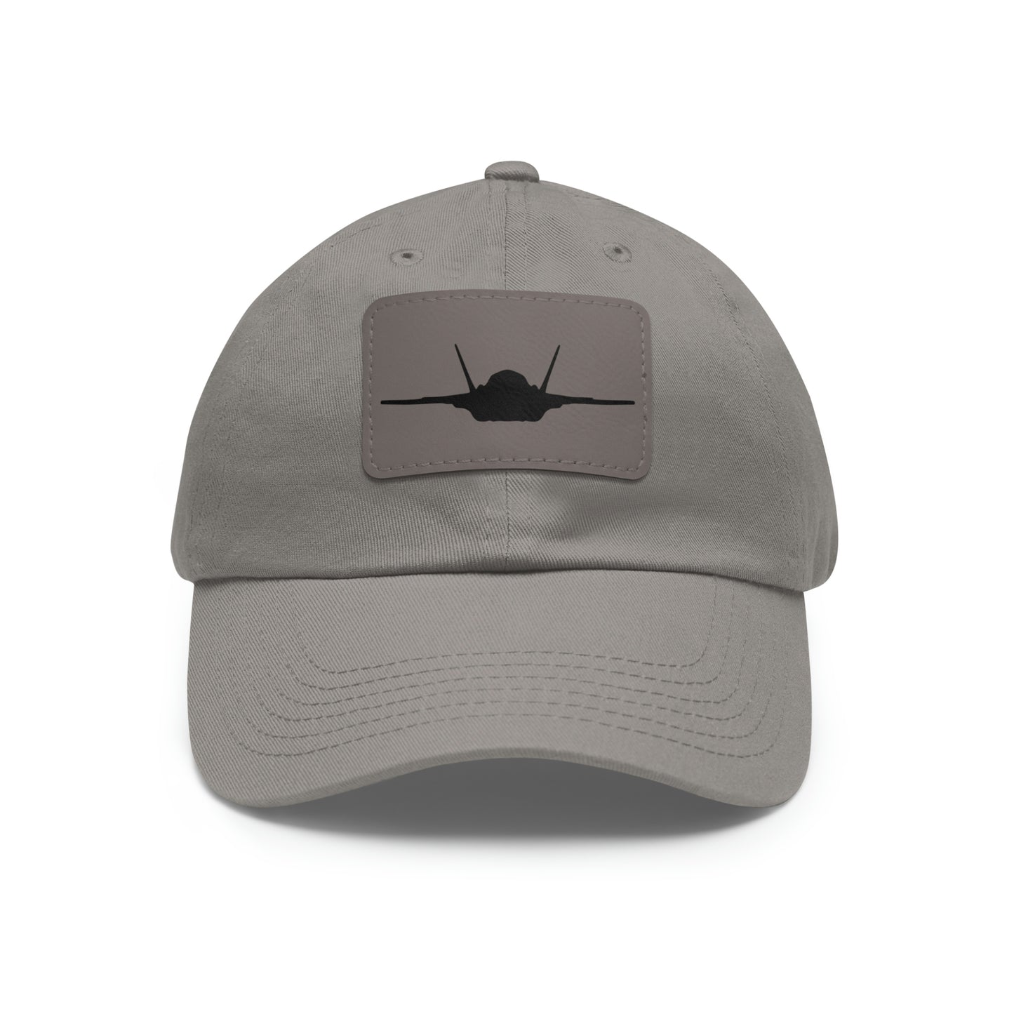 F-35B Silhouette Leather Patch Hat, Multiple Colors