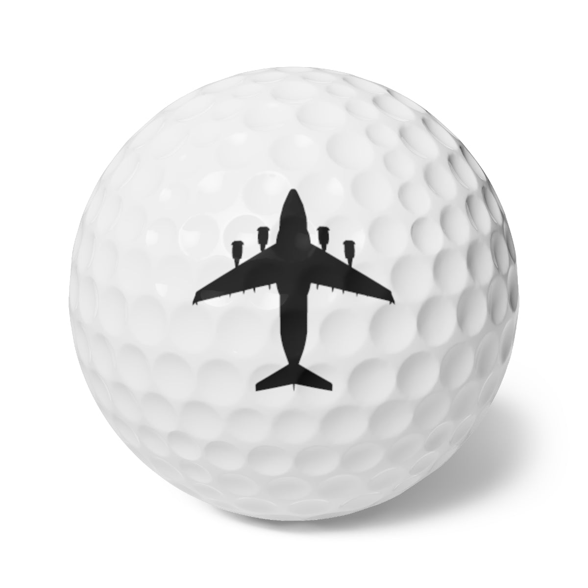 C-17 Top Silhouette Golf Balls, 6pcs