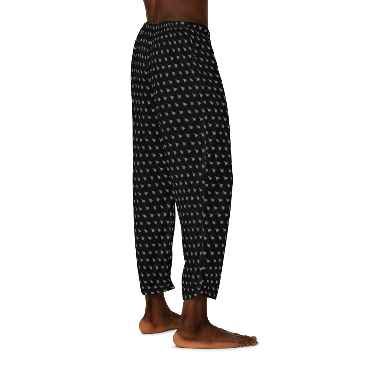 F-15E Men's Pajama Pants, Black