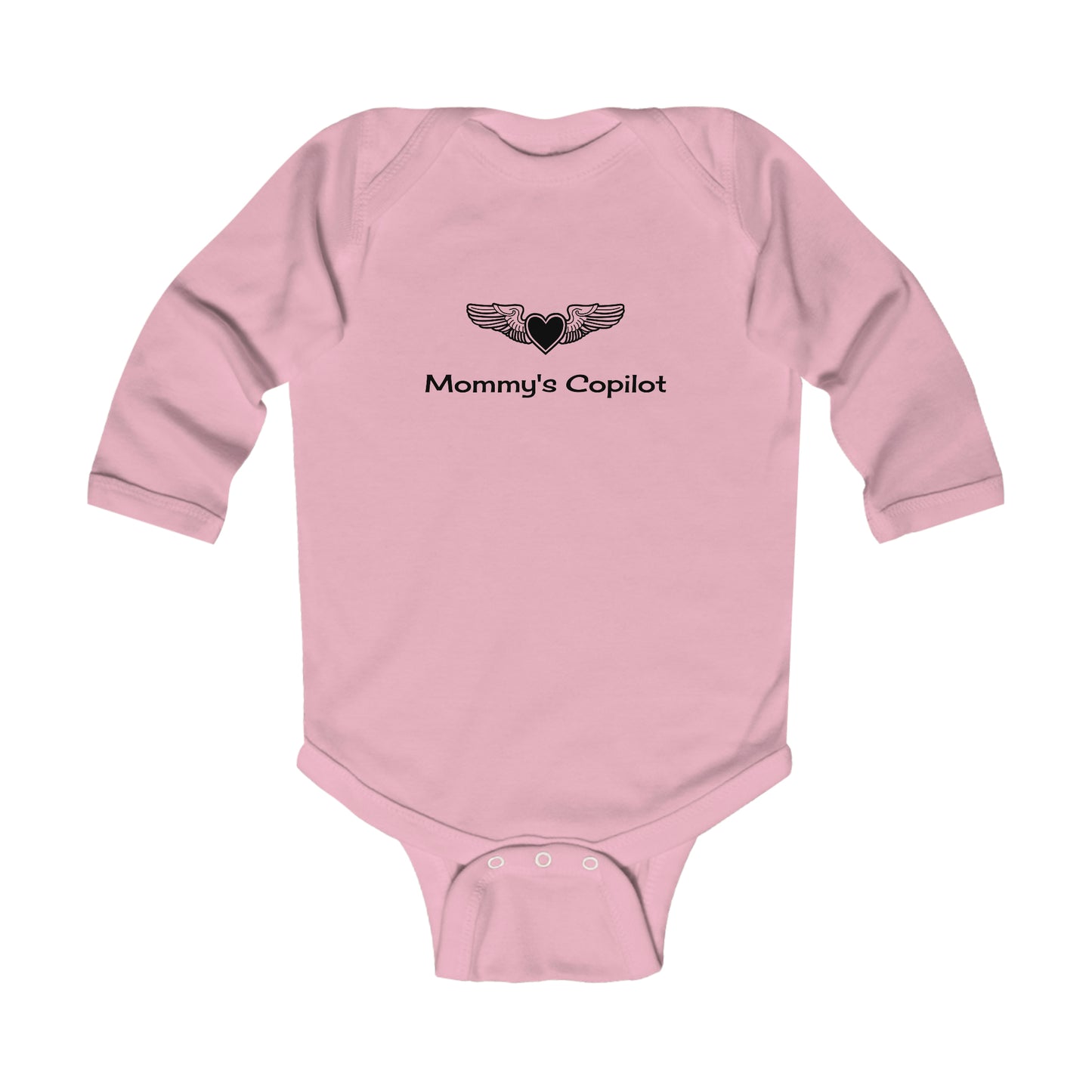 Infant Long Sleeve Bodysuit, Mommy's Copilot