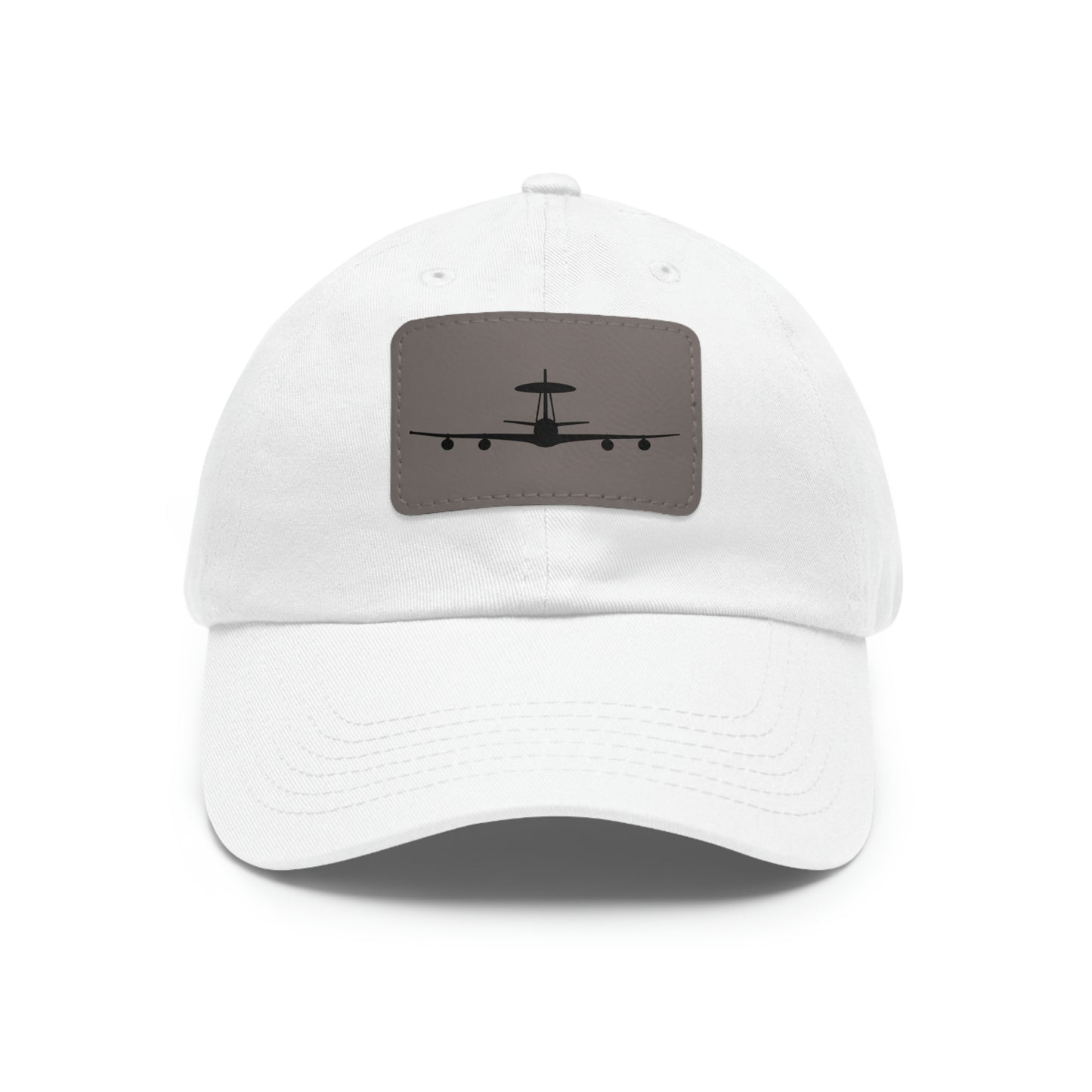 E-3 Silhouette Leather Patch Hat, Multiple Colors