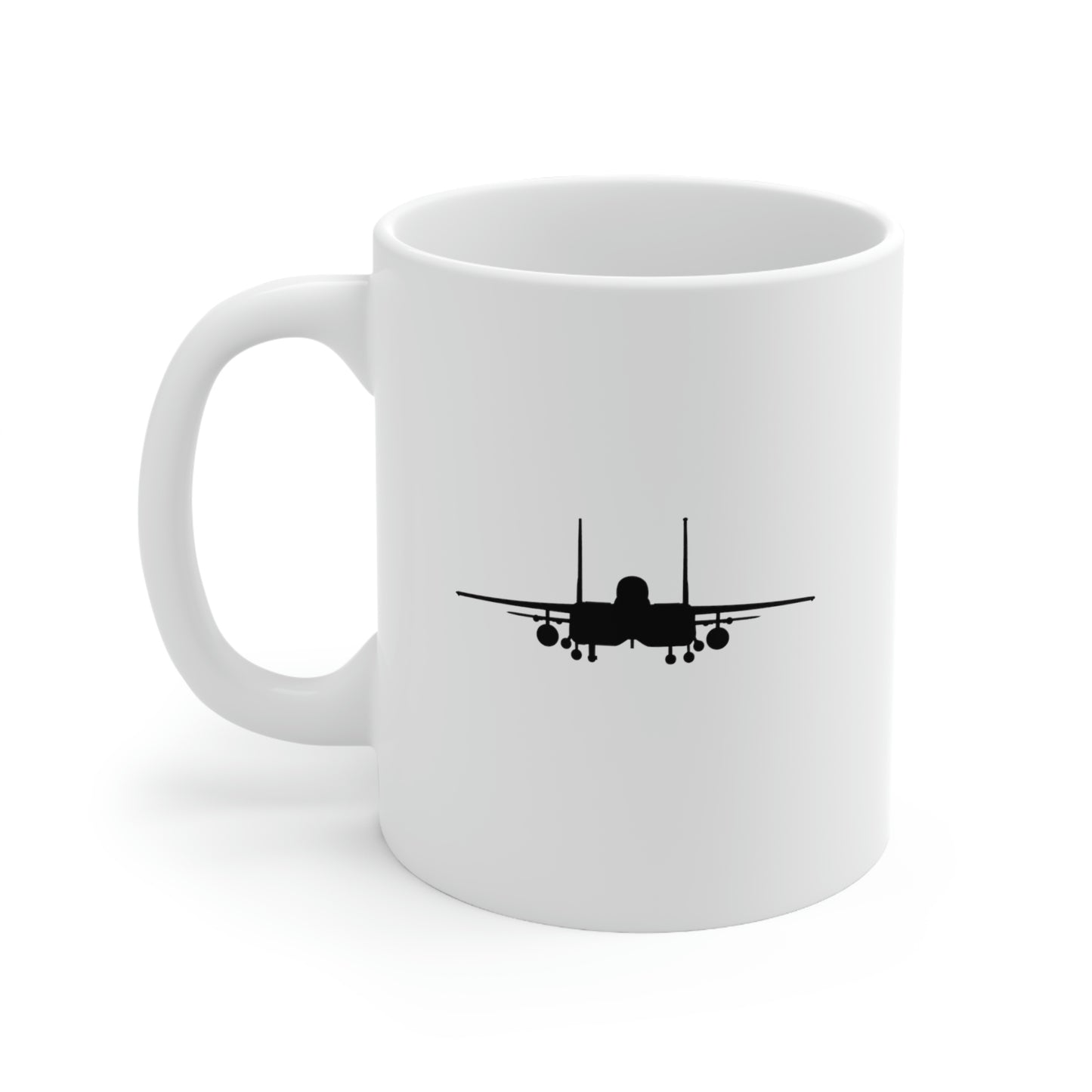 F-15E Day/Night & Front Silhouette Ceramic Mug 11oz