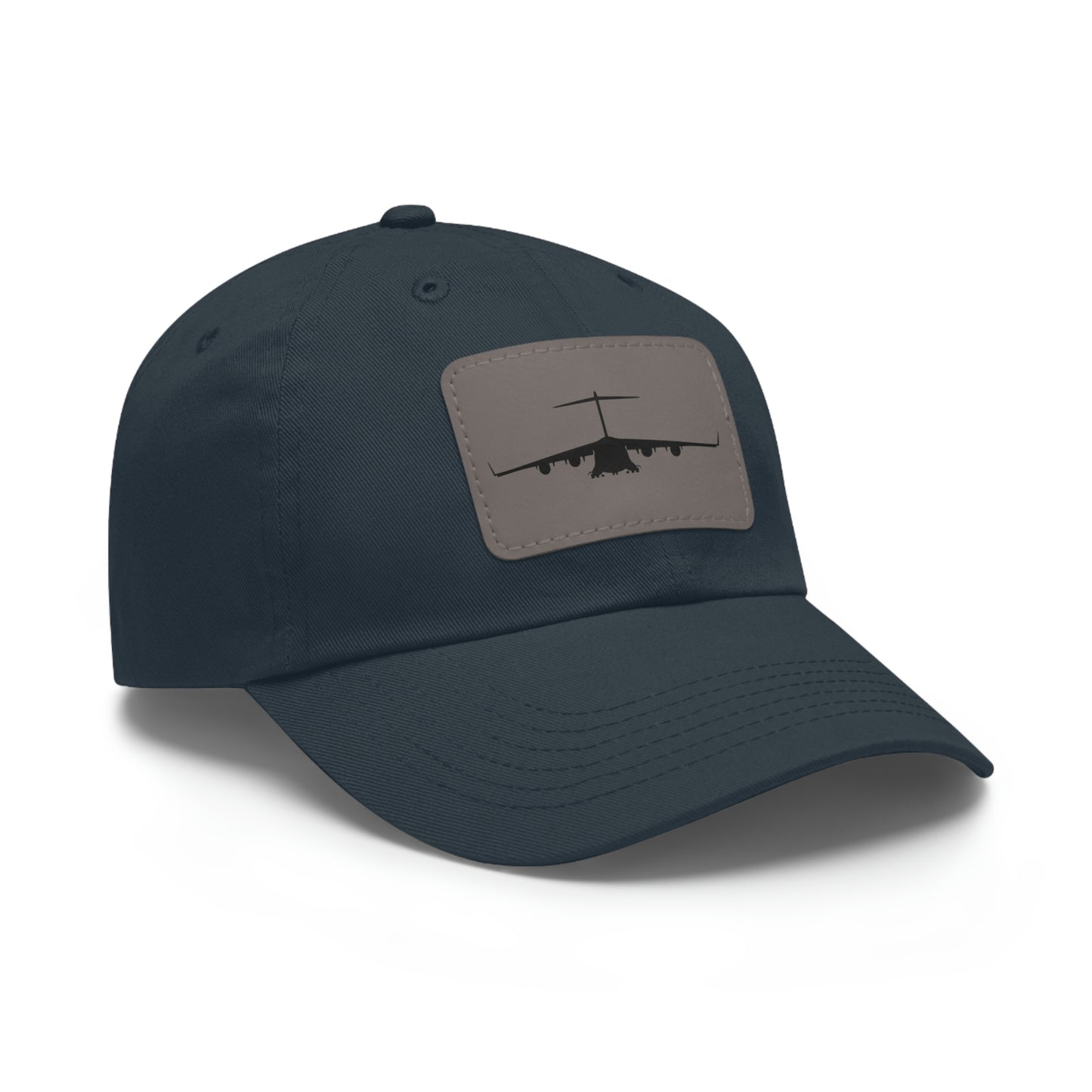 C-17 Silhouette Leather Patch Hat, Multiple Colors