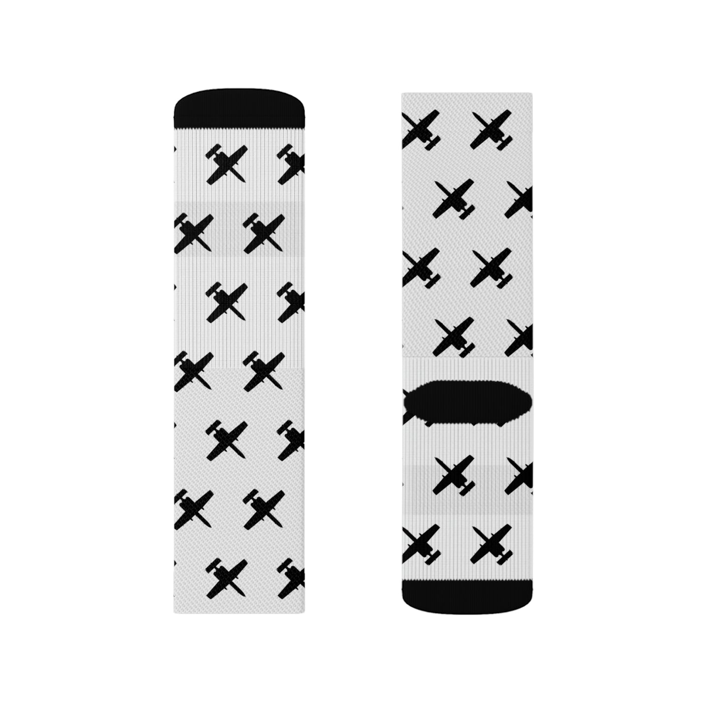 A-10 Socks, White