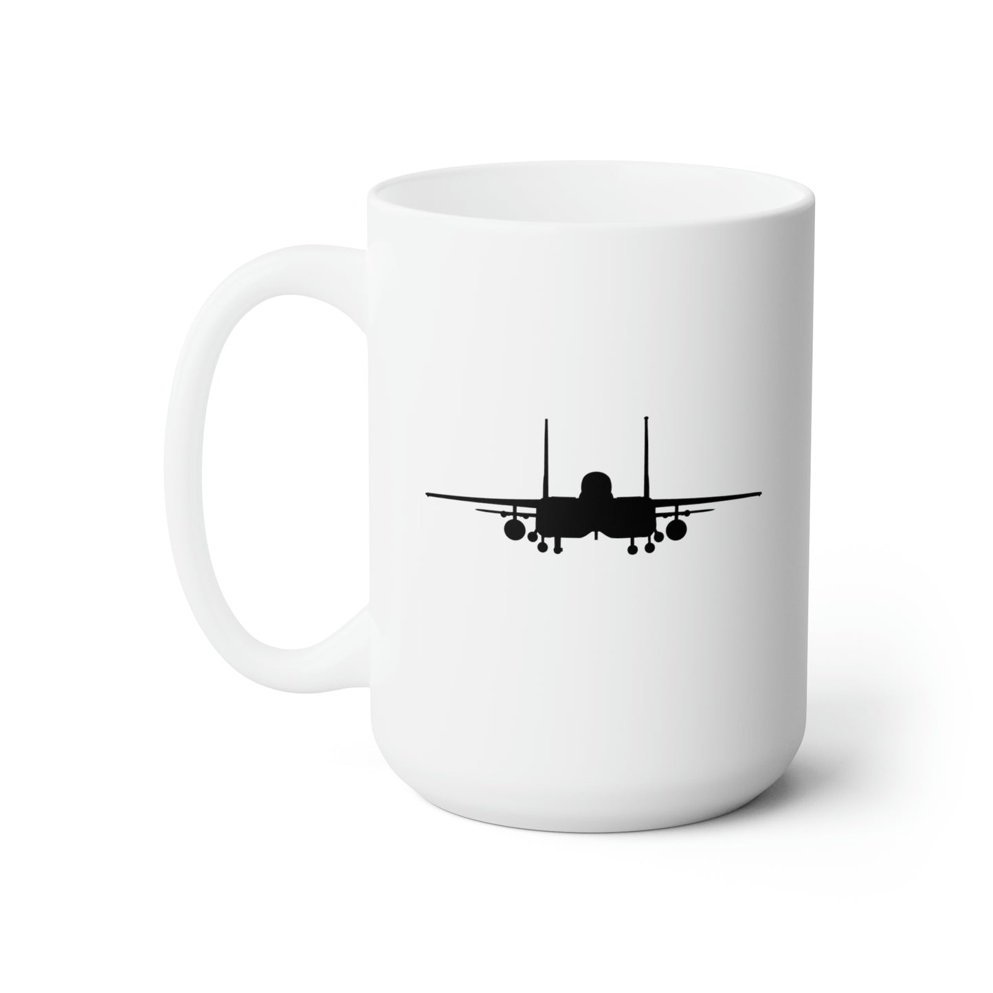 F-15E Day/Night & Front Silhouette Ceramic Mug 15oz