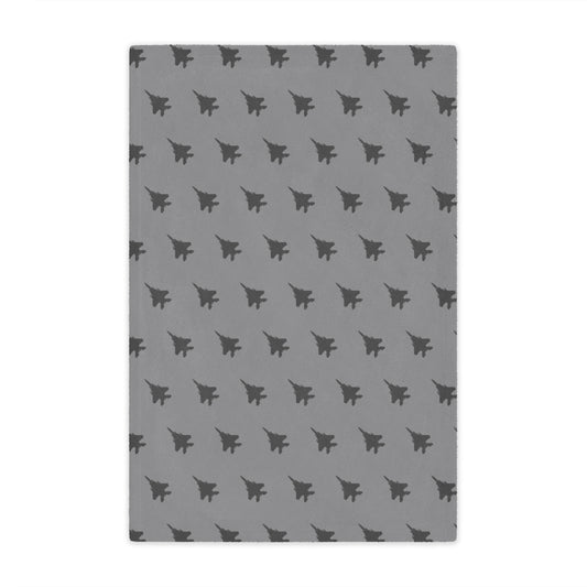 F-15E Minky Blanket, Gray