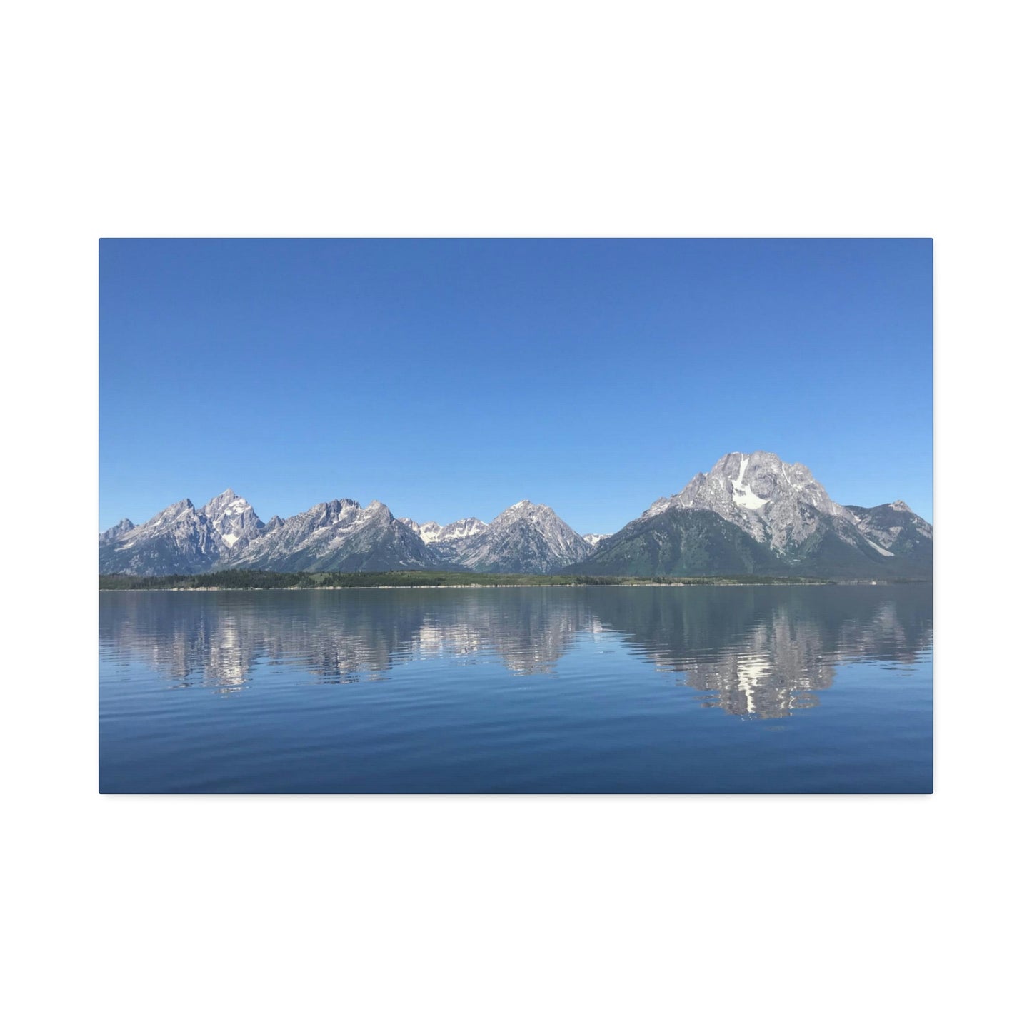 Canvas Stretched, Tetons, WY