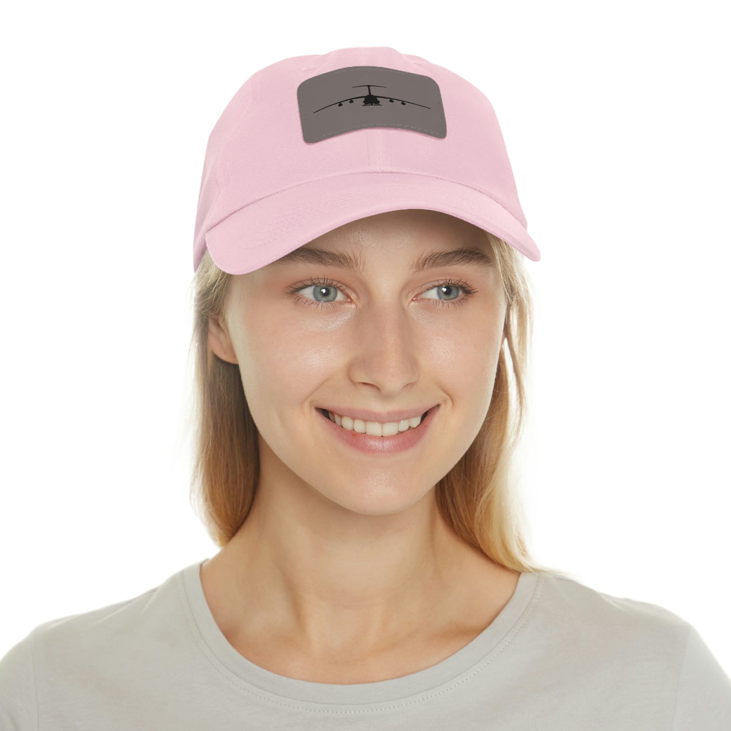 C-5 Silhouette Leather Patch Hat, Multiple Colors