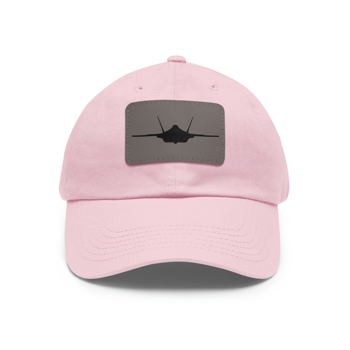 F-35A Silhouette Leather Patch Hat, Multiple Colors