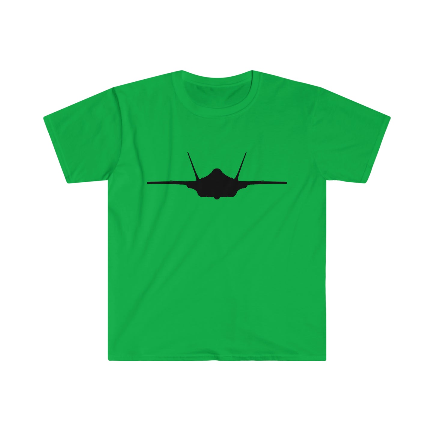 F-35 Front Silhouette Unisex Softstyle T-Shirt, Multiple Colors Available