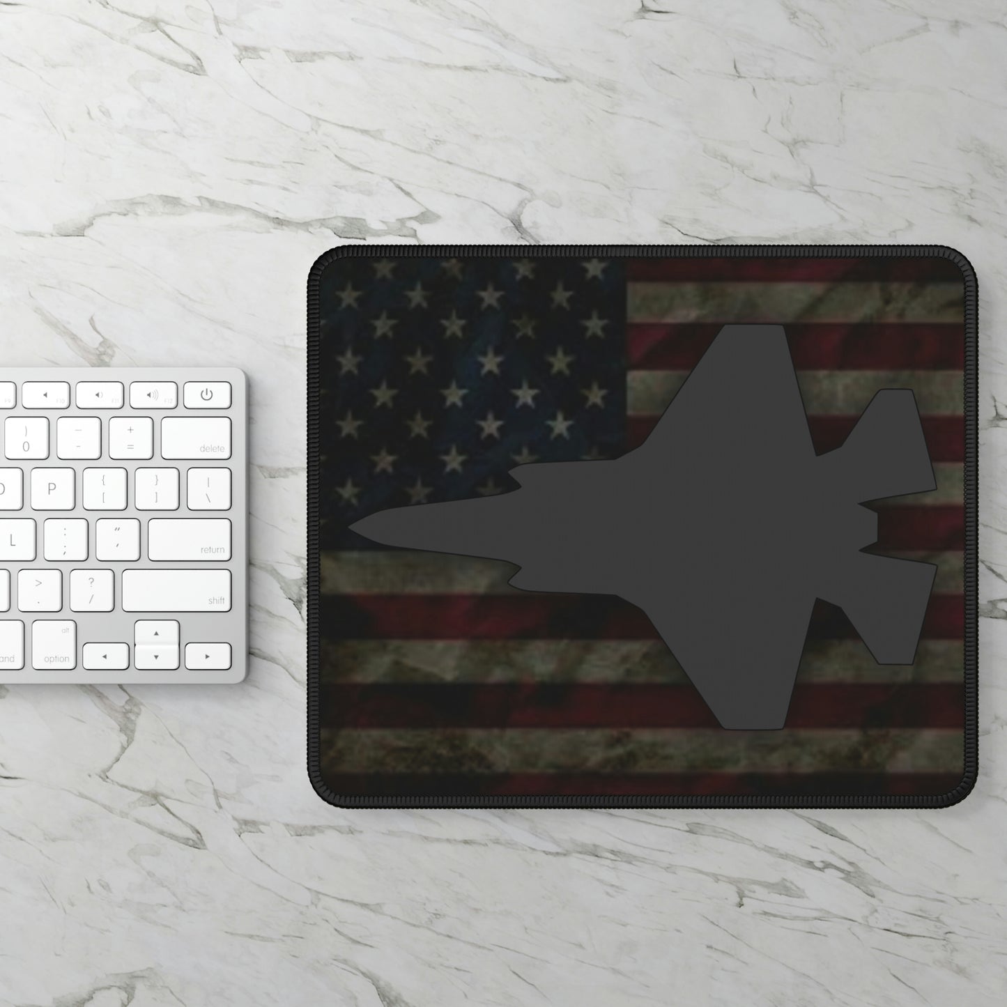 Gaming Mouse Pad, F-35 & Flag