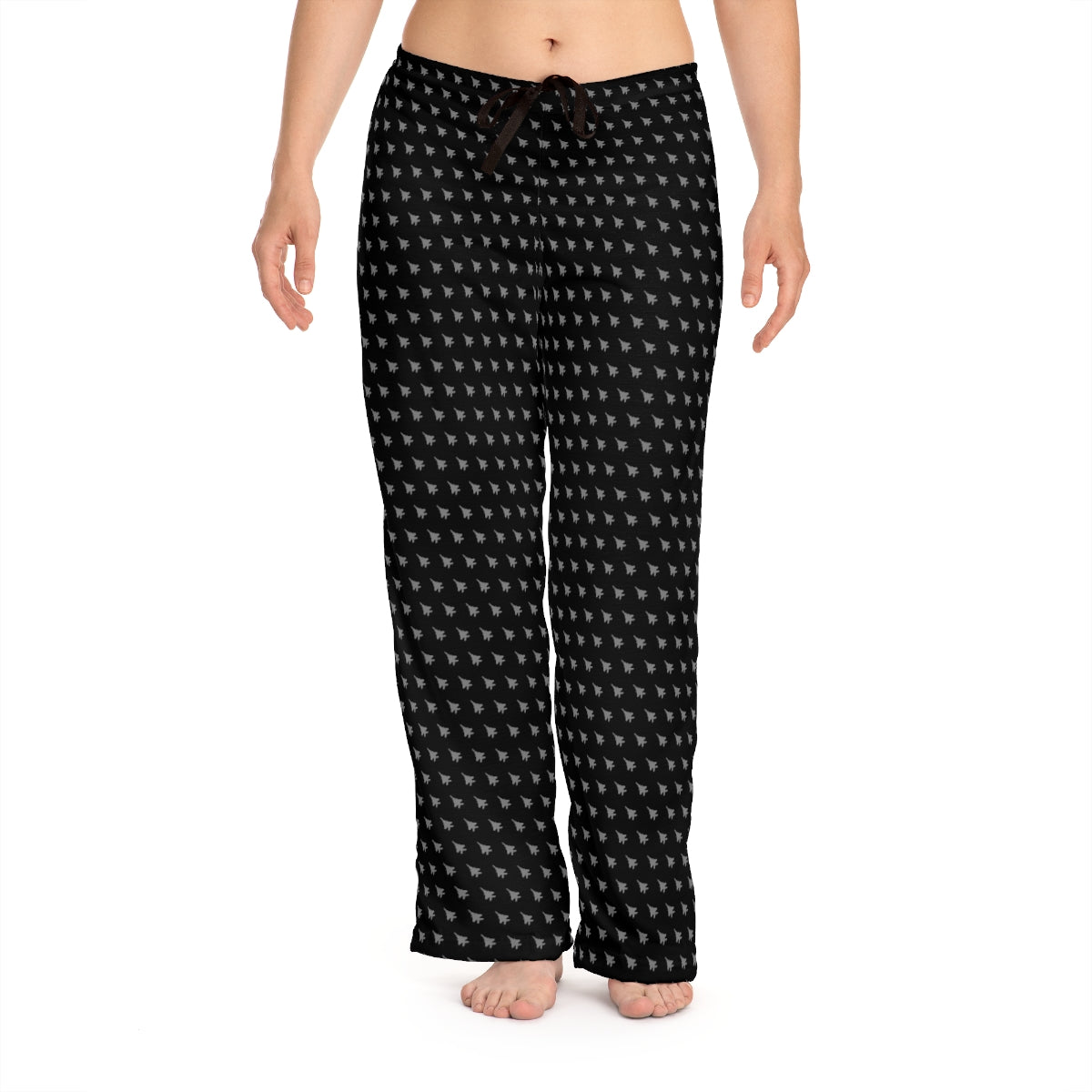 F-15E Women's Pajama Pants, Black