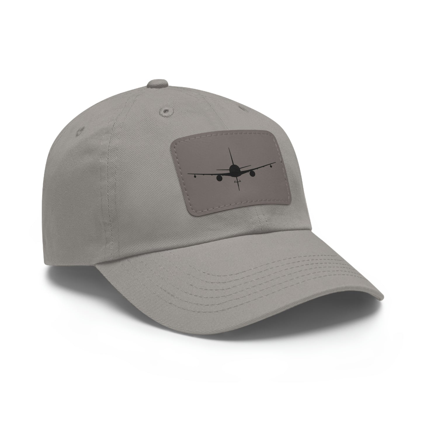 KC-46 Silhouette Leather Patch Hat, Multiple Colors