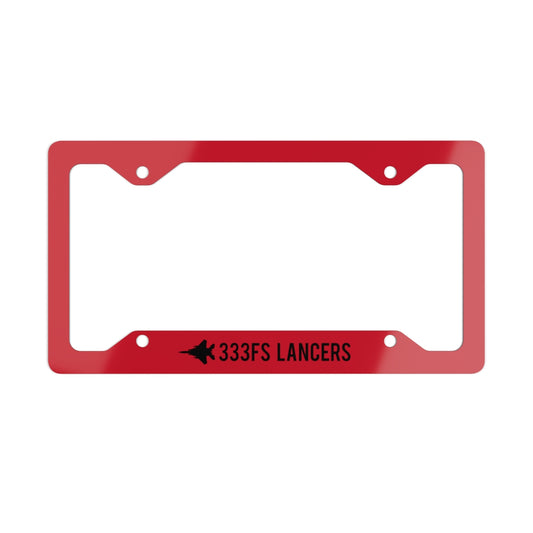 333FS Metal License Plate Frame