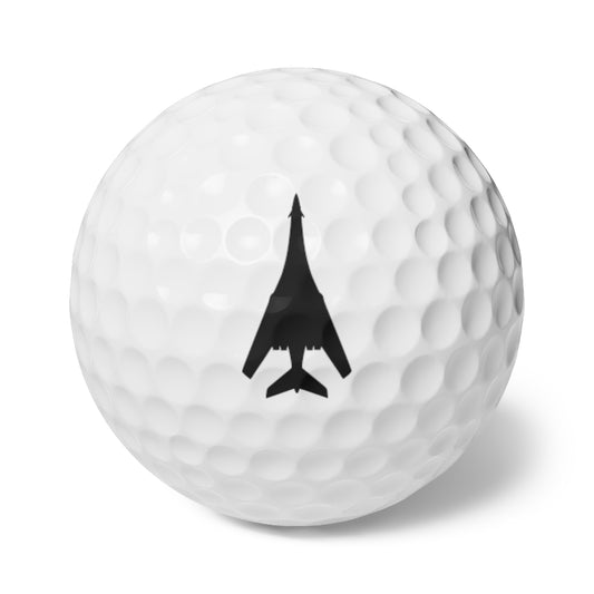 B-1B Top Silhouette Golf Balls, 6pcs