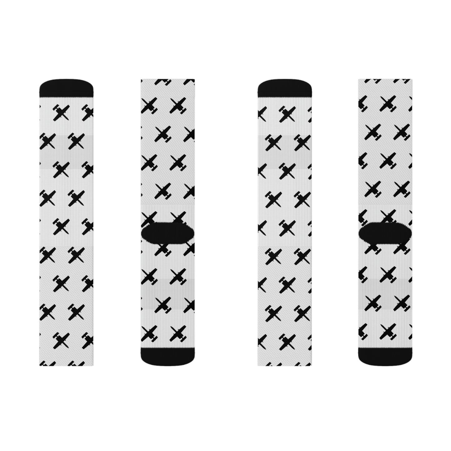 A-10 Socks, White