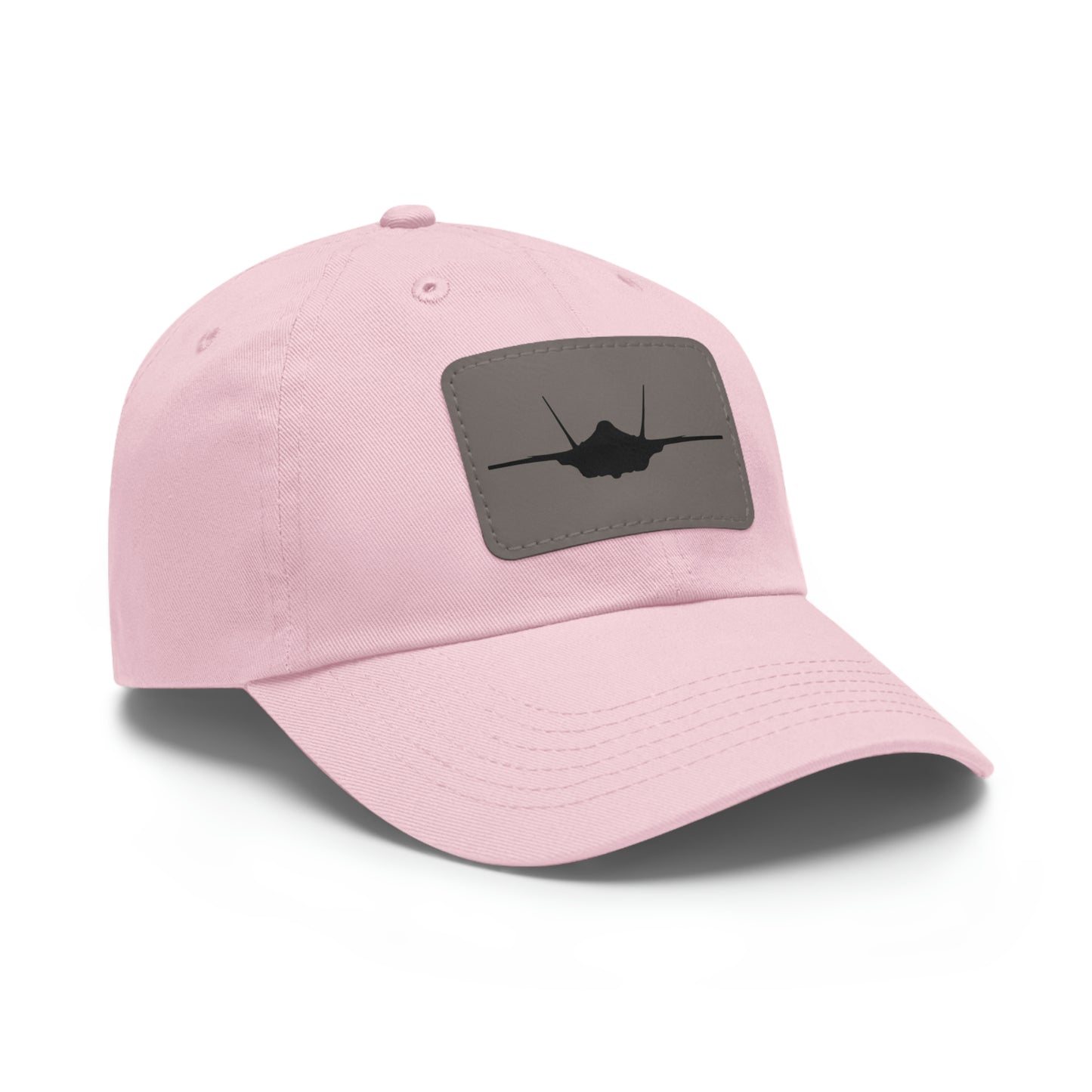 F-35A Silhouette Leather Patch Hat, Multiple Colors