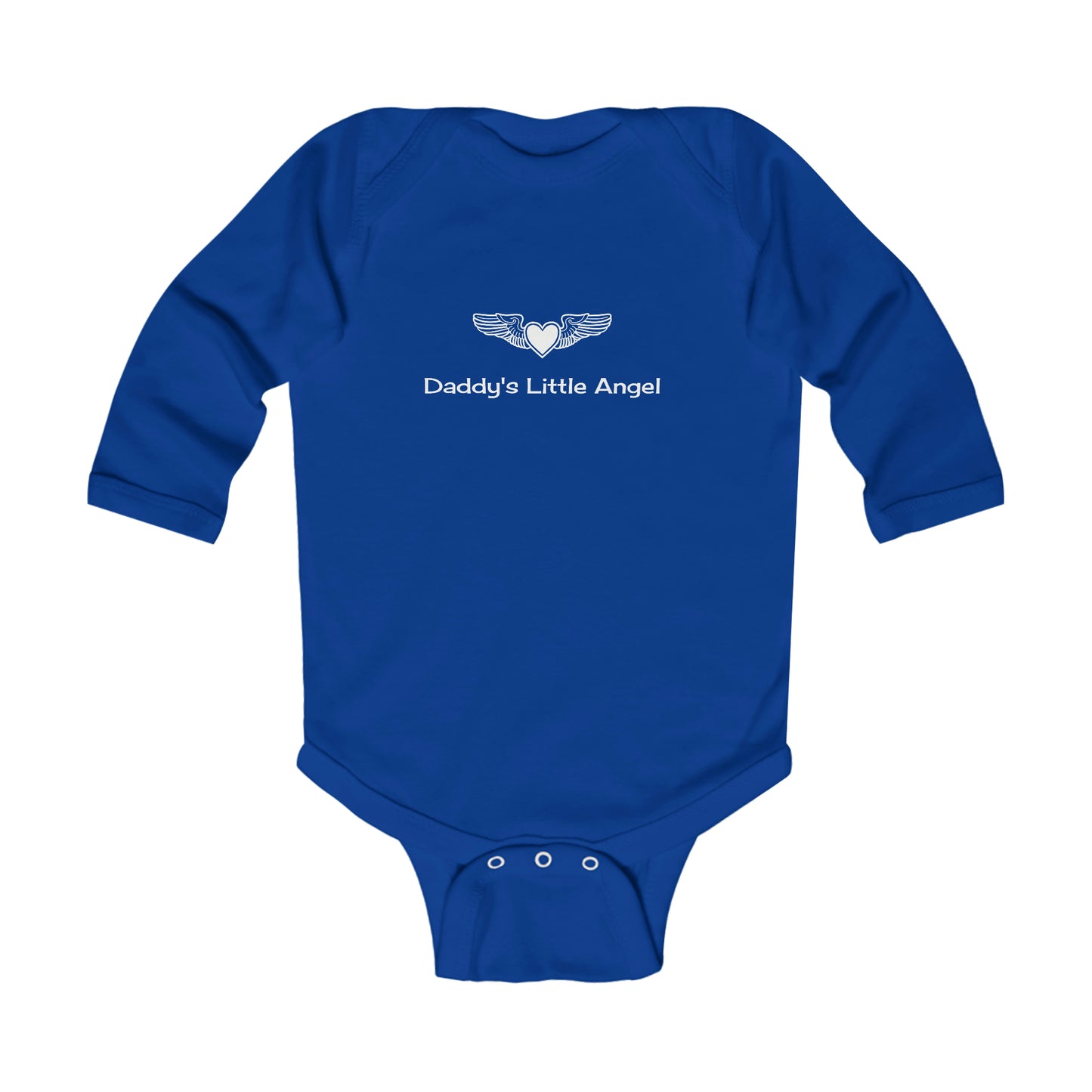 Infant Long Sleeve Bodysuit, Daddy's Little Angel