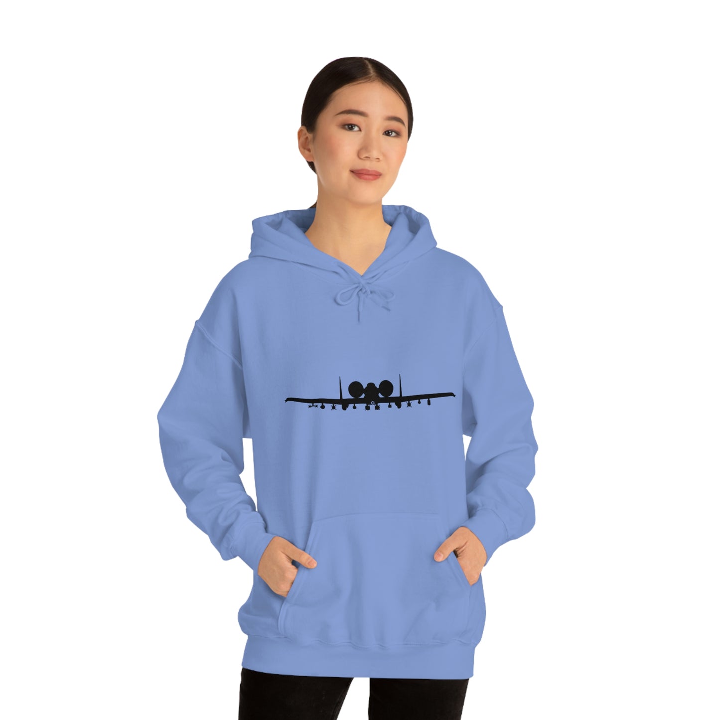 Unisex Heavy Blend™ Hooded Sweatshirt, A-10 Front Silhouette