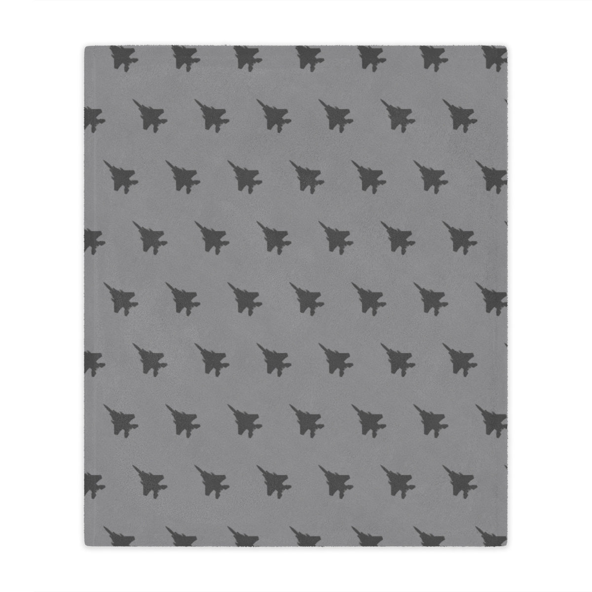 F-15E Minky Blanket, Gray