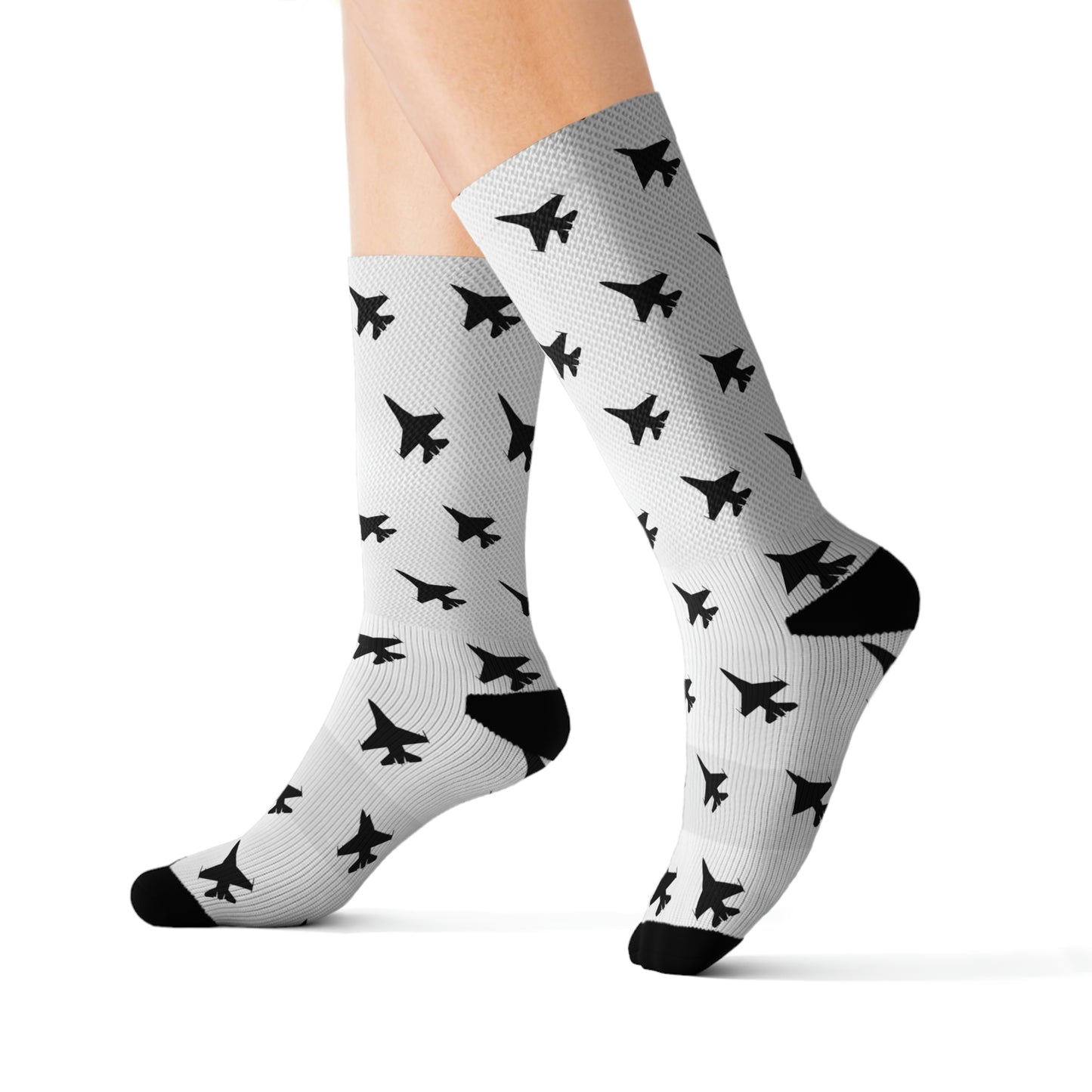 F-16 Socks, White