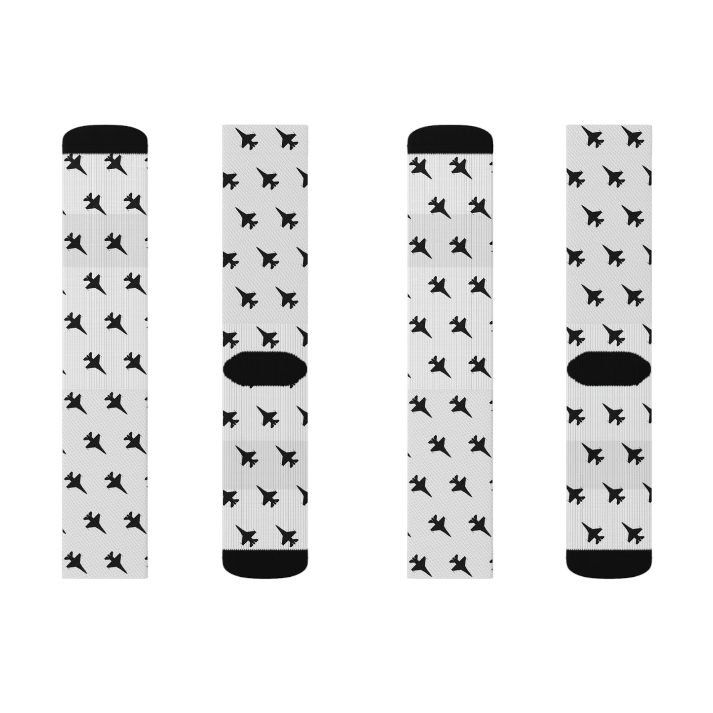 F-16 Socks, White