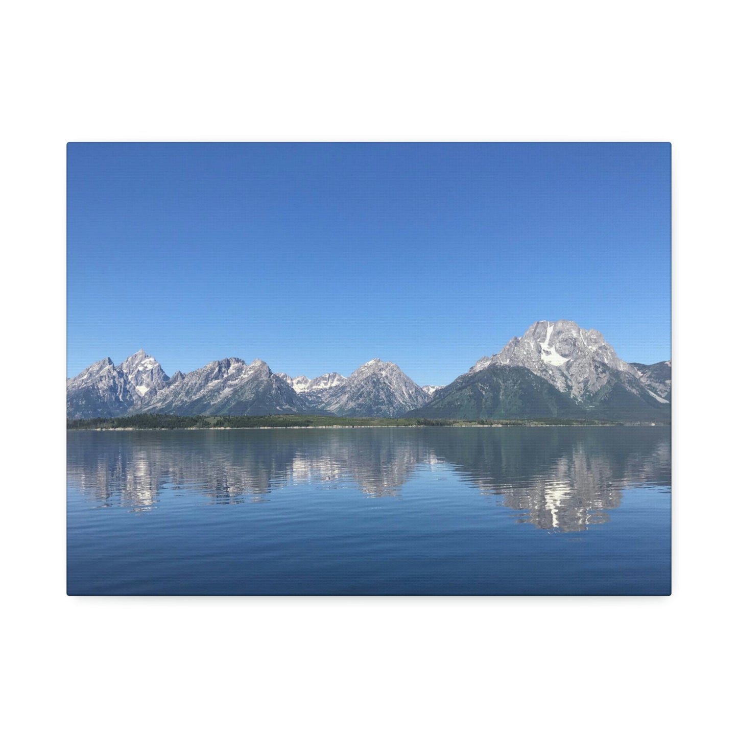 Canvas Stretched, Tetons, WY