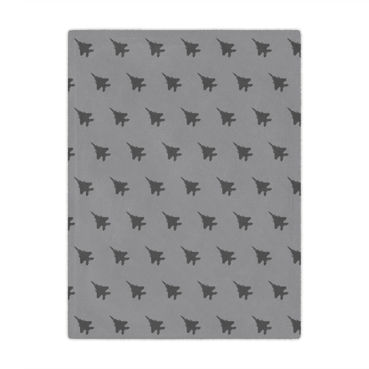 F-15E Minky Blanket, Gray