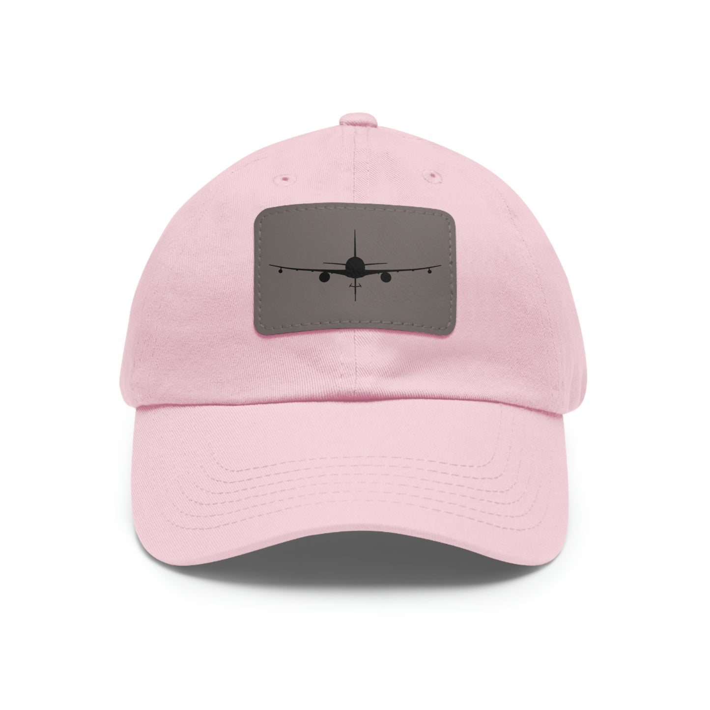 KC-46 Silhouette Leather Patch Hat, Multiple Colors