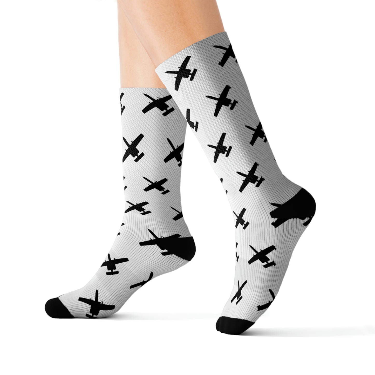 A-10 Socks, White