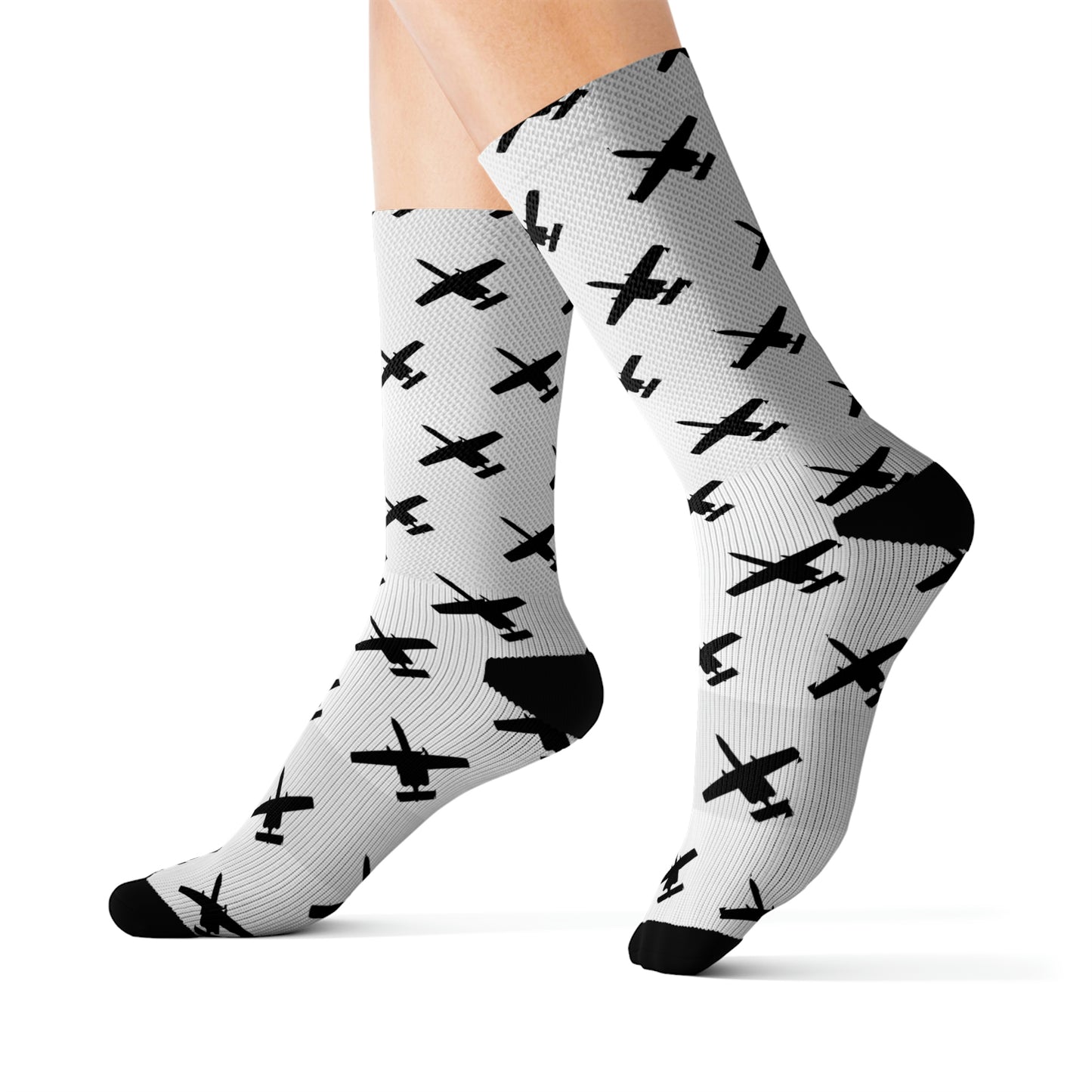 A-10 Socks, White