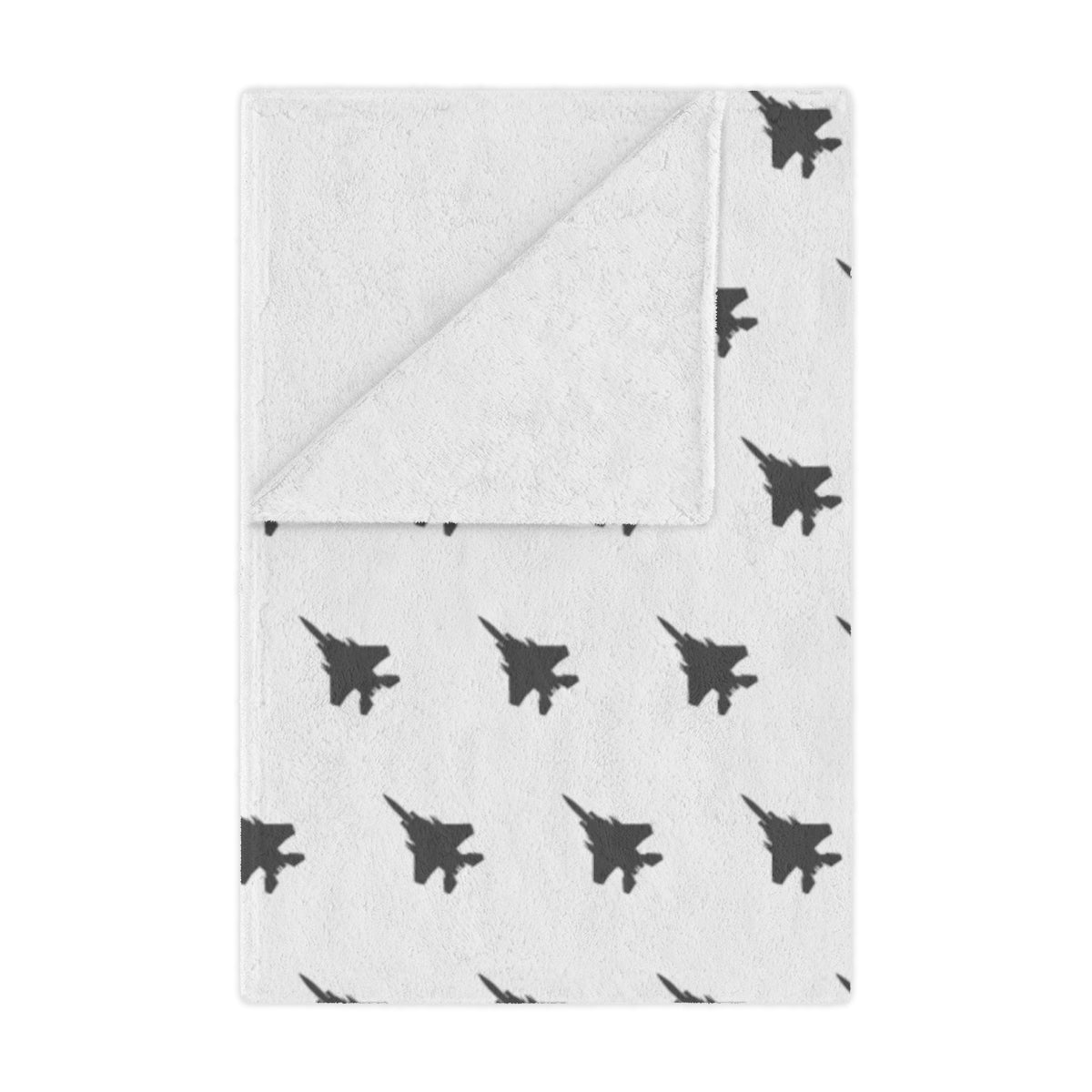 F-15E Minky Blanket, White