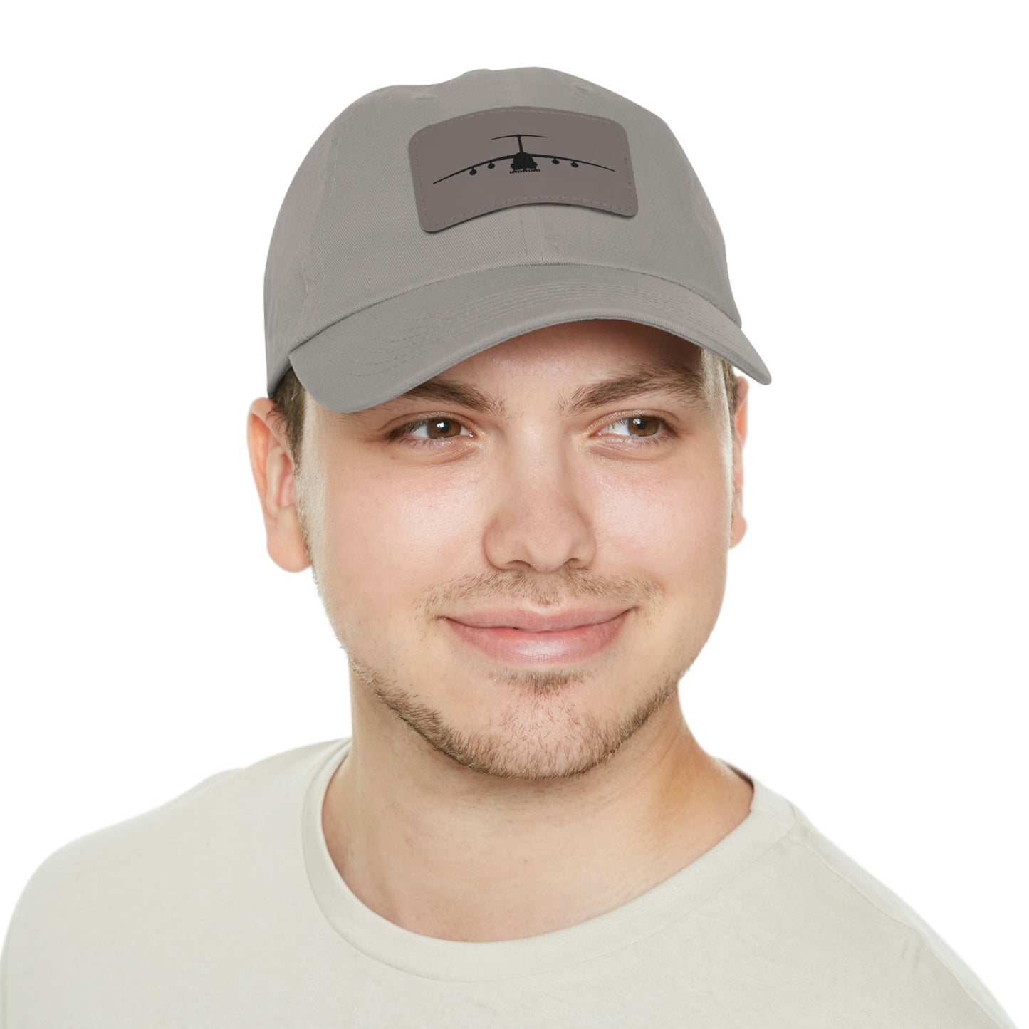 C-5 Silhouette Leather Patch Hat, Multiple Colors