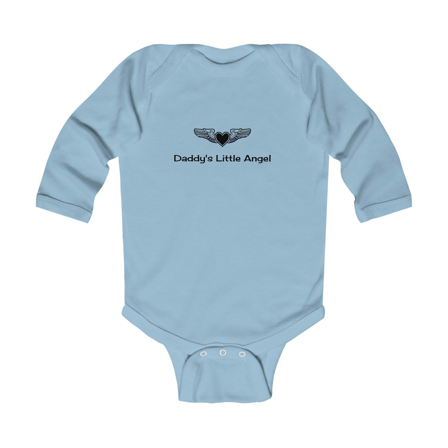 Infant Long Sleeve Bodysuit, Daddy's Little Angel